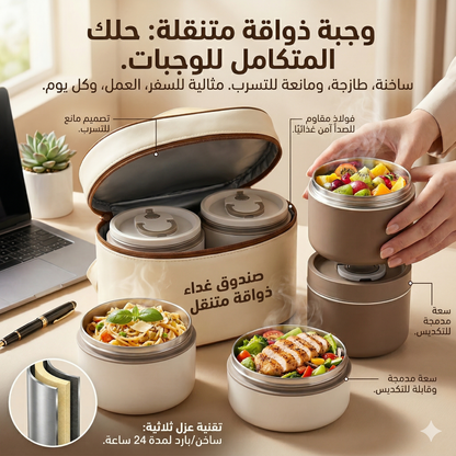 LUNCH BOX EN INOX /4 pièces